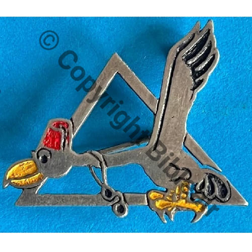 592 GAO.592 RAYACK  Fab Levant Poincon DG Eping bascule arretoir plat Dos strie  Poincon 900 ARGENT MASSIF Peint Src.mesnil01 1590Eur(x2) 